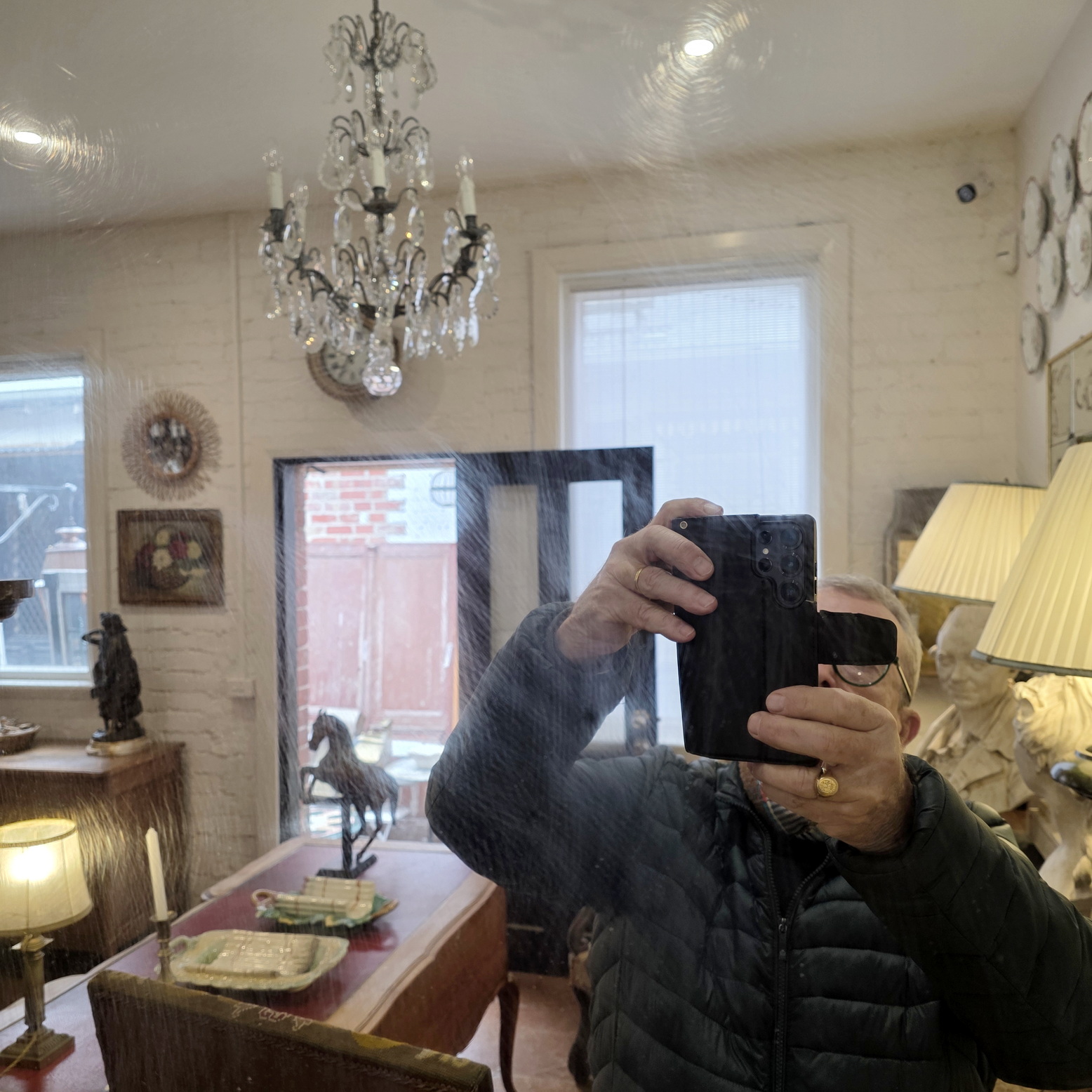 A French Napoleon III Mirror A French Napoleon III Mirror